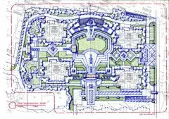 Sketch Landscape plan:Arc-Deco