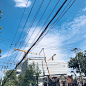 小七Nikki_蓝天与施工中的建筑-摄影