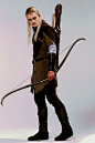 Legolas (Orlando Bloom) 'The Lord of the Rings' 2001-03. Costume designed by Ngila Dickson.