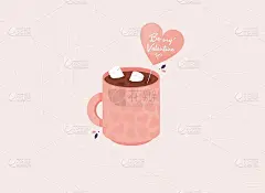 可爱的咖啡杯