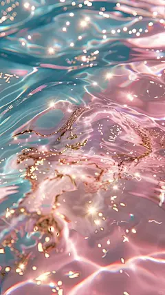 壁纸|粉蓝流水，顺风顺水！ - 小红书