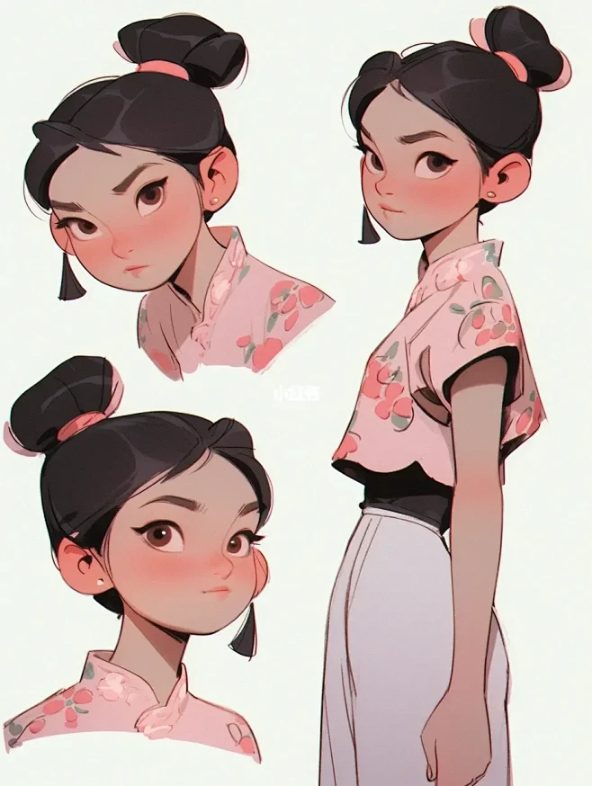绘本风人物| Niji journey