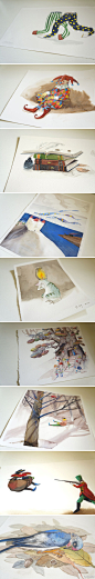 #早睡早起前段时间的稿子，给幻想小说《布丁与谣言树》作的插图第二部分，拖了很久，很多设计稿都没用上。不过总算完了一件事。#想出去走走#