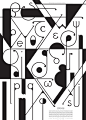Futuracha有趣的字体设计欣赏//Odysseas GP DESIGN设计圈 拼图详情页 设计时代