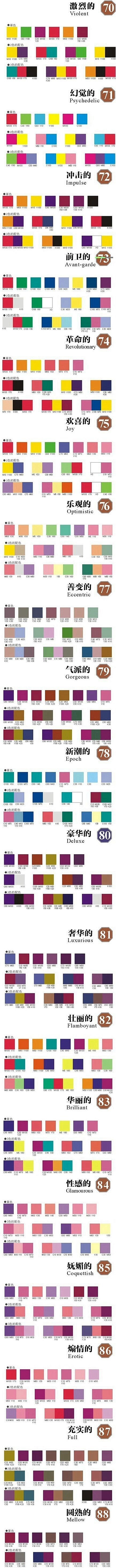 【九张图教你色彩搭配】无论是做PPT还是...
