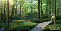 森林公园效果图 - 安安设计表现