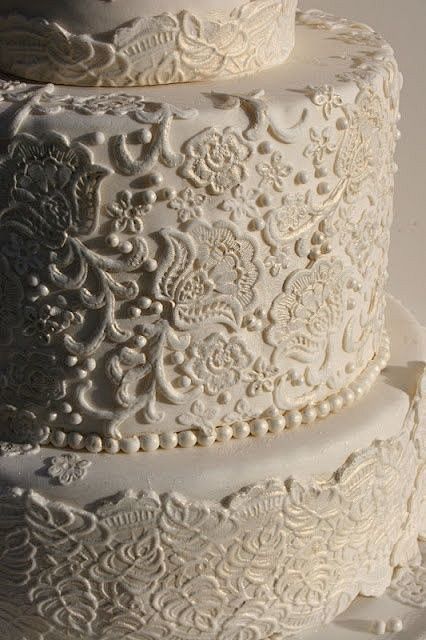 a white lace wedding...