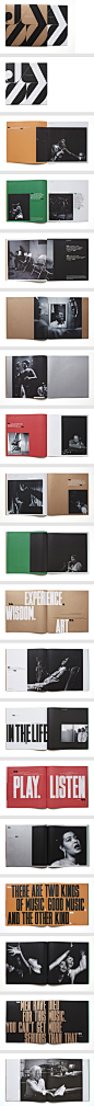 Jazz FM Booklet by Matt Willey  画册设计 平面 排版 版式  design book #采集大赛# #平面#【之所以灵感库】 