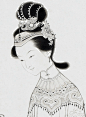 罗寒蕾老师的白描作品《金陵十二钗》 ​​​​