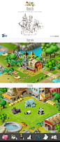 Ranch: In game buildings and items by Just, via Behance