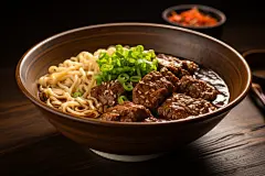 兰州拉面特色面食图片摄影图