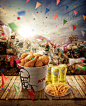 KFC - Megas Provincias : Retoque digital para Ogilvy & Mather. 
