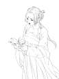 古风人物线稿 (222)