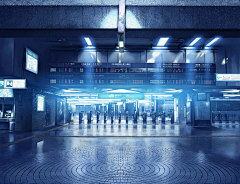 请拾訫采集到背景 ✪ 空间场景 科技感场景