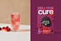 Cure's Packaging Designed By Gander Highlights The Bursting Fruit Flavors - DIELINECure's Packaging Designed By Gander Highlights The Bursting Fruit Flavors - DIELINE