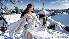 ai绘画之，冰雪女王的心事（电脑横屏壁纸，喜欢的找我要）-今日头条