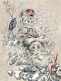 来自美籍华裔画家 James Jean 绘画作品 (转)