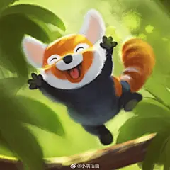 小满的插画分享
这就是童话中的梦幻森林吧，好爱好爱Works by Tuomas korpi #procreate##插画分享##儿童插画# #光影# #场景# ​​​​