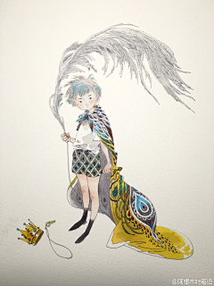 海狸哟采集到水彩