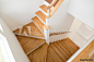 Pattern of Wooden stairs.