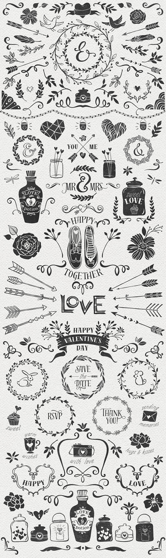 Hand Drawn Romantic ...