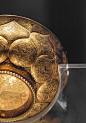 【陕西历史博物馆藏· 唐代鸳鸯莲瓣纹金碗】何家村出土，是迄今发现的唐代金银器中最富丽华美的文物。 ​ ​​​​