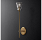 RH Torche De Verre Single Sconce: 