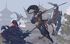 尚年少采集到人物原画
