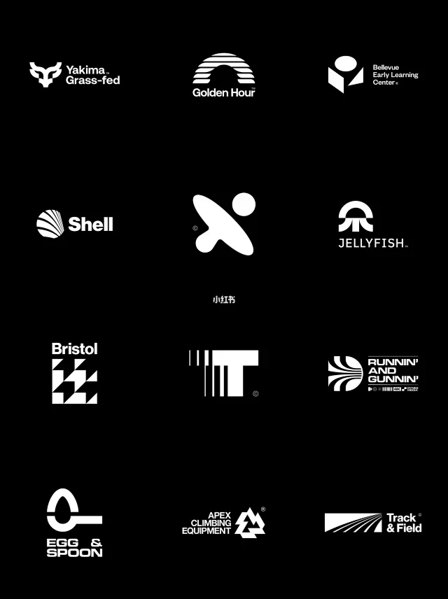 BIGJUMP DESIGN • 小红书 / RED图片_L-LOGO图片素材-花瓣网