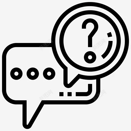 提问回答聊天 UI图标 设计图片 免费下载 页面网页 平面电商 创意素材-花瓣网