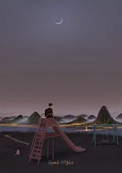 孤单星球lost7 #背景图# #治愈系# #壁纸#绘本 小清新 晚安 家 