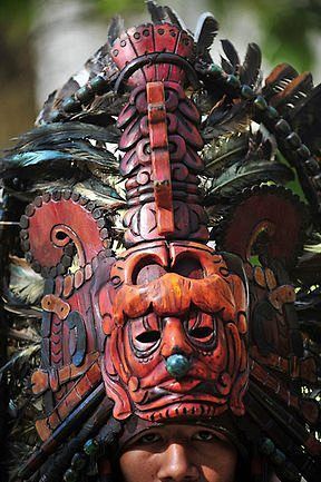 Mayan mask: