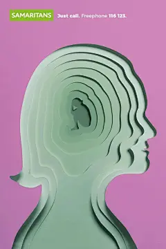 疫情系列-创意：将大脑立体化，一层一层窥见需要心理咨询的你02