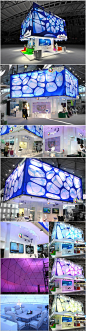 Exhibition stand Rosnano. ExpoForce.ru by ivan fomin, via Behance