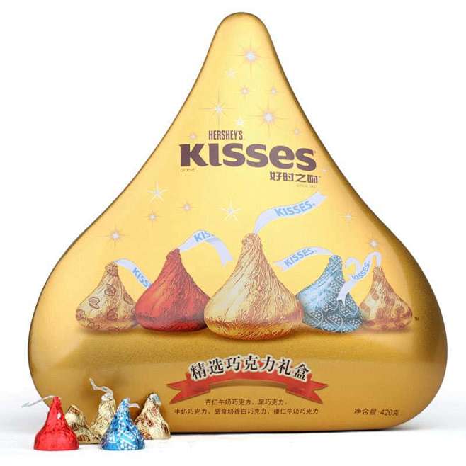 好时 KISSES好时之吻精选巧克力礼盒...