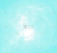 抽象的冬季纹理白色图案上的蓝色背景。幻想的分形结构。数字艺术。3 d渲染。计算机生成图像。