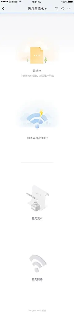 空白页占位图 无流水 无网络 随手记飞机稿 @huli狐狸