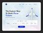 Plane Ticket Booking Website Exploration by Thuhidul Islam for Mouse Potato Lab on Dribbble