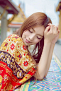 叶子淇 #有美人兮，见之不忘#@北坤人素材