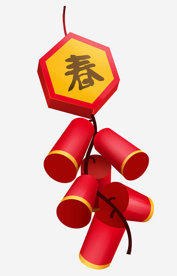 新年春节鞭炮挂饰图宝宝 https://...