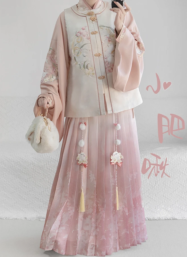 云藏月绣肥啾明制圆领短比甲交领短袄汉服女装夏季款套新中式成人-淘宝网-花瓣网