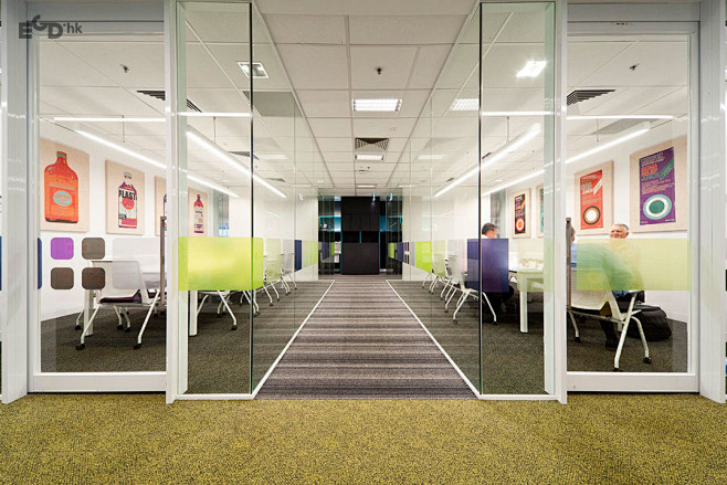 西格玛公司办公室空间环境图形设计