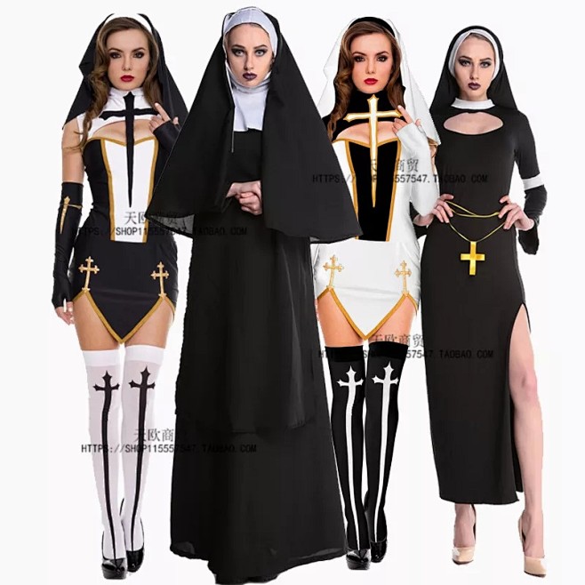 万圣节cosplay
宗教，修女，基督教...