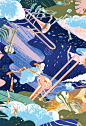 Illustrative pattern photoshop
