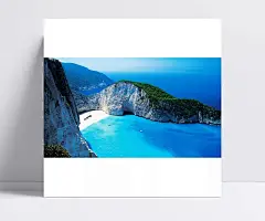 高空俯视的山川美景|风景图片,风景秀丽,海水,群山,沙滩,摄影图片,树木,天空,一望无际,木棉树树木