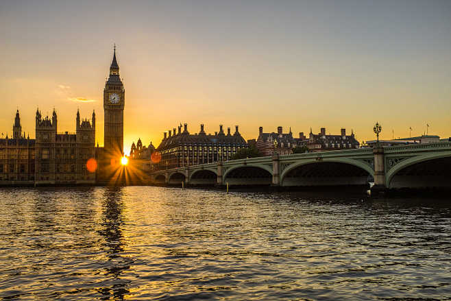 Parliament at Sunset