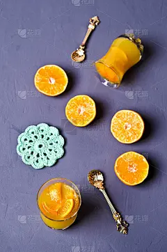 玻璃橙果冻