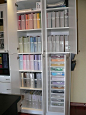 vertical paper storage in cabinets