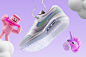 Nike Air Max Kids : Nike approached us to bring Kidvision to the world of Air Max as well as introducing their first kids only air innovation, The Air Max Motif.We worked closely with Nike to expand their Kidvision brand system and develop an array of Air