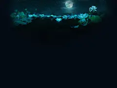 唯美桌面壁纸之绿色清幽荷花